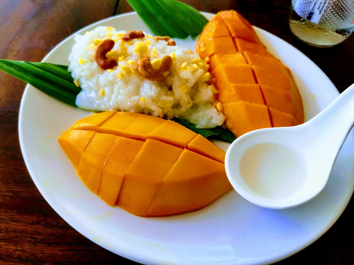 Sticky rice with mango – Orez lipicios cu mango, rețetă thailandeză