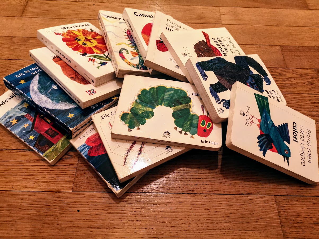 Cărțile lui Eric Carle – 30+ de cărți superbe potrivite pentru copiii de 0-5 ani